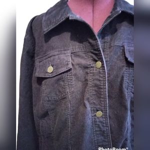 Lauren Ralph Lauren Jeans Company Plum Corduroy Jacket 2X